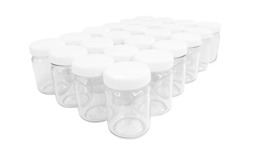 Set de 24 piezas del tarro conserva 125ml. / Rosca 53 polipropileno