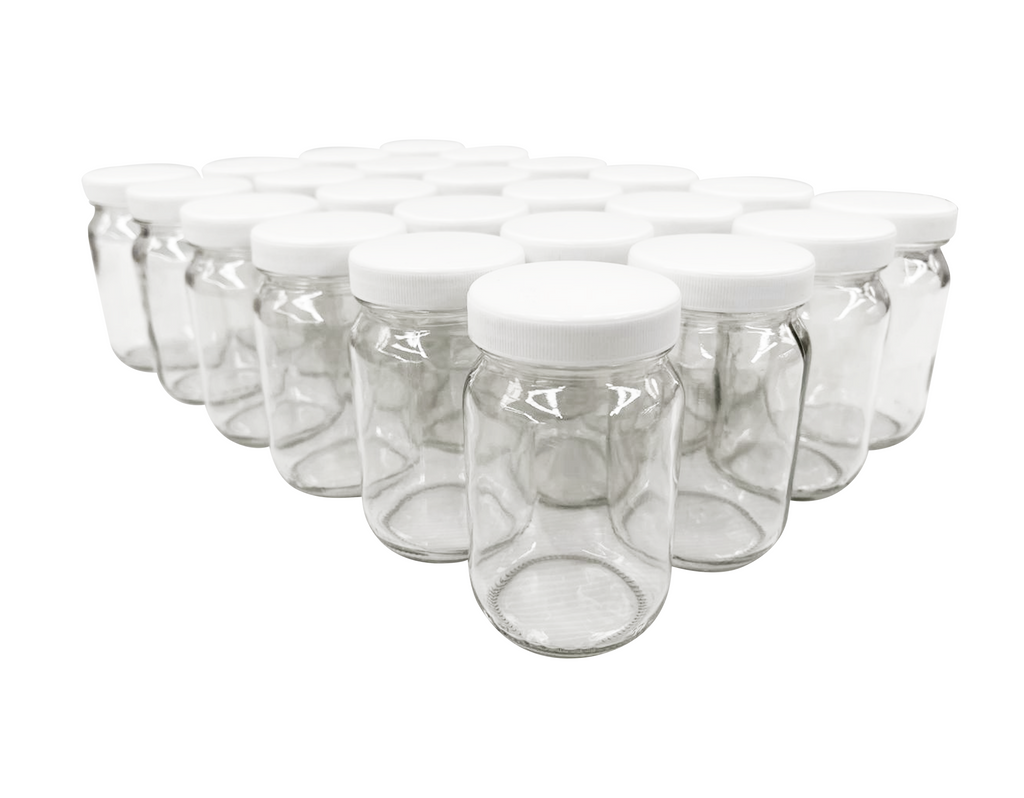 Tarro conserva 235ml. tapa rosca 58 de plástico