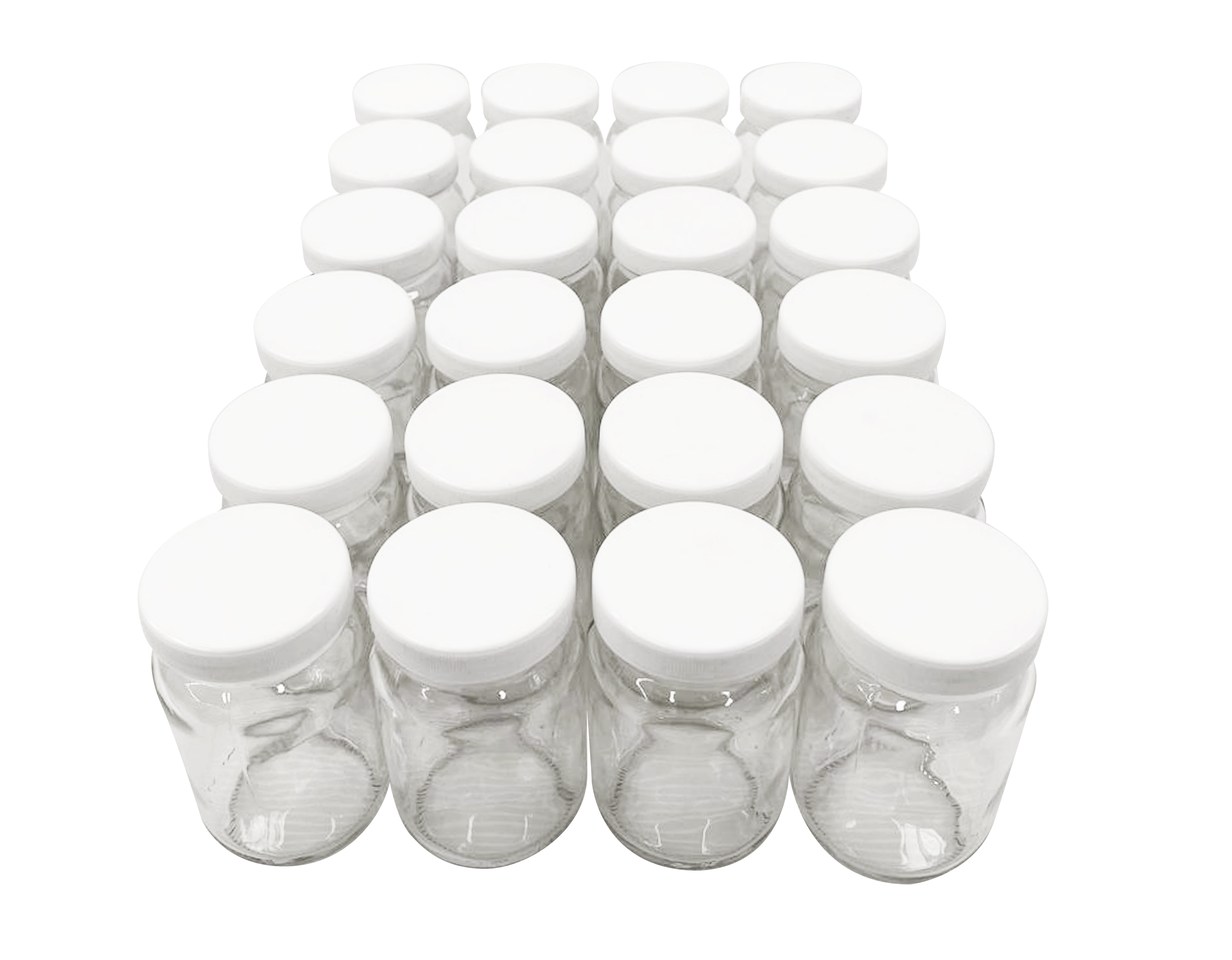 Tarro conserva 235ml. tapa rosca 58 de plástico