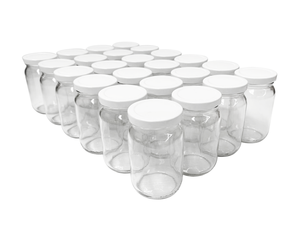 Tarro conserva 235ml. / tapa 58 Twist off tapa color blanca
