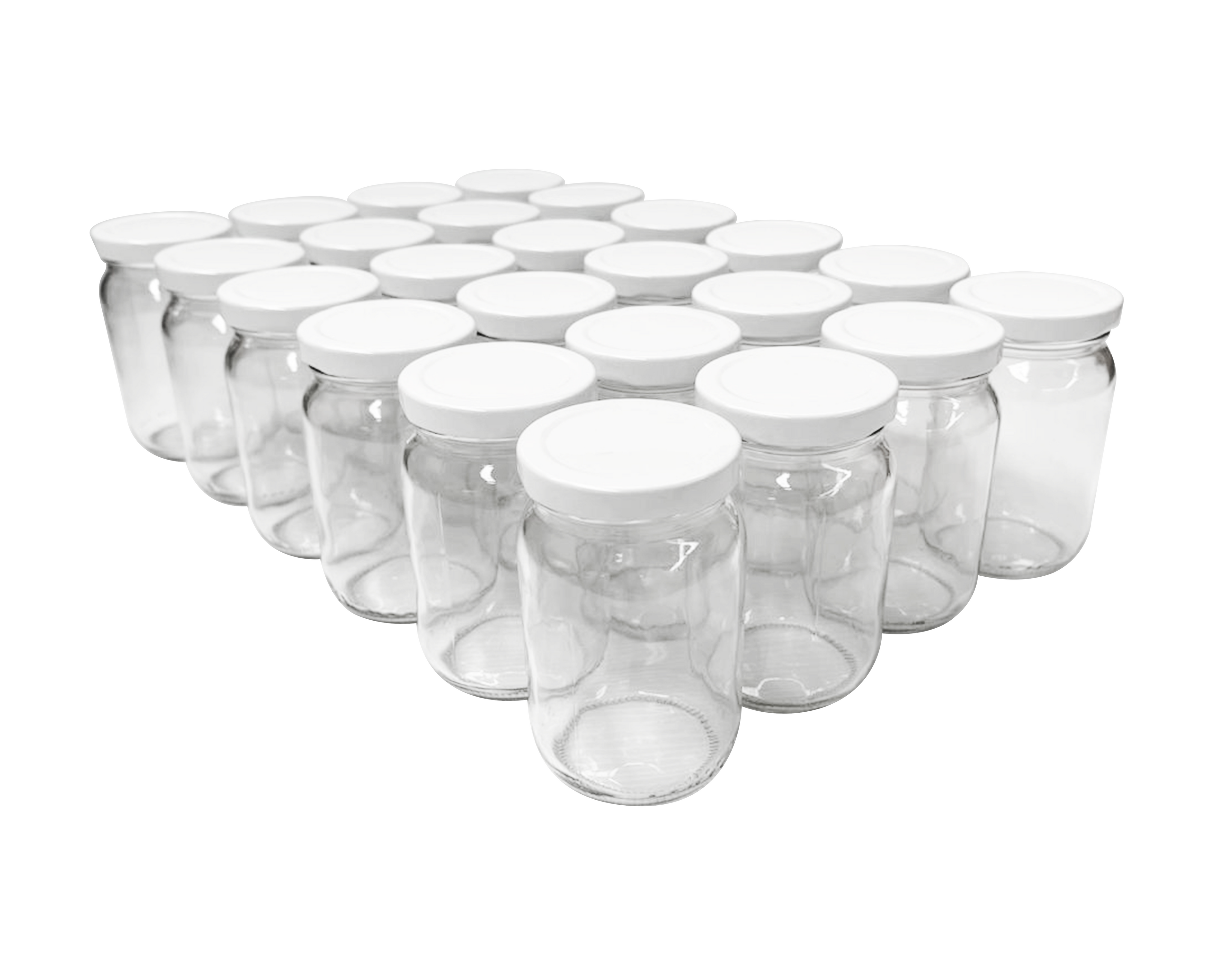 Tarro conserva 235ml. / tapa 58 Twist off tapa color blanca