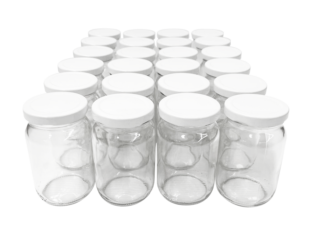Tarro conserva 235ml. / tapa 58 Twist off tapa color blanca