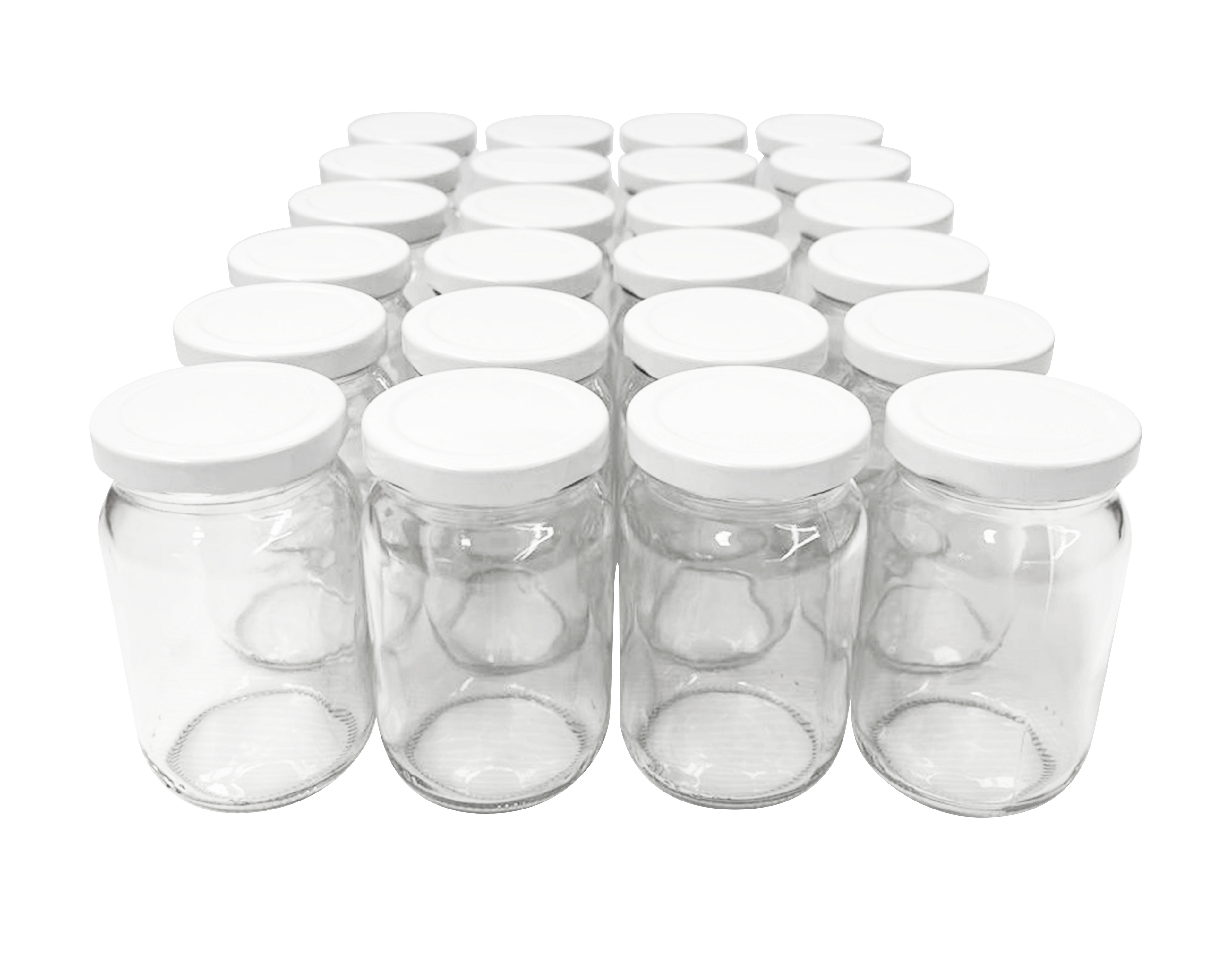 Tarro conserva 235ml. / tapa 58 Twist off tapa color blanca