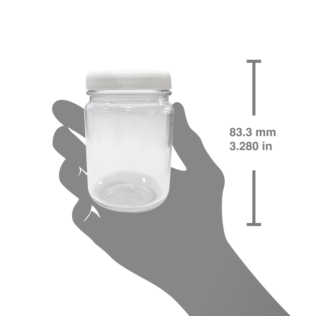 Set de 24 piezas del tarro conserva 125ml. / Rosca 53 polipropileno